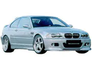 BMW 3 Series E46 1998-2006 Front Lip Spoiler DPT (for Hamman, Gloss Black) photo 2