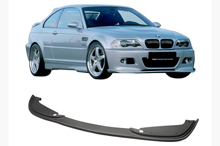 BMW 3 Series E46 1998-2006 Front Lip Spoiler DPT (for Hamman, Gloss Black) Photo 1