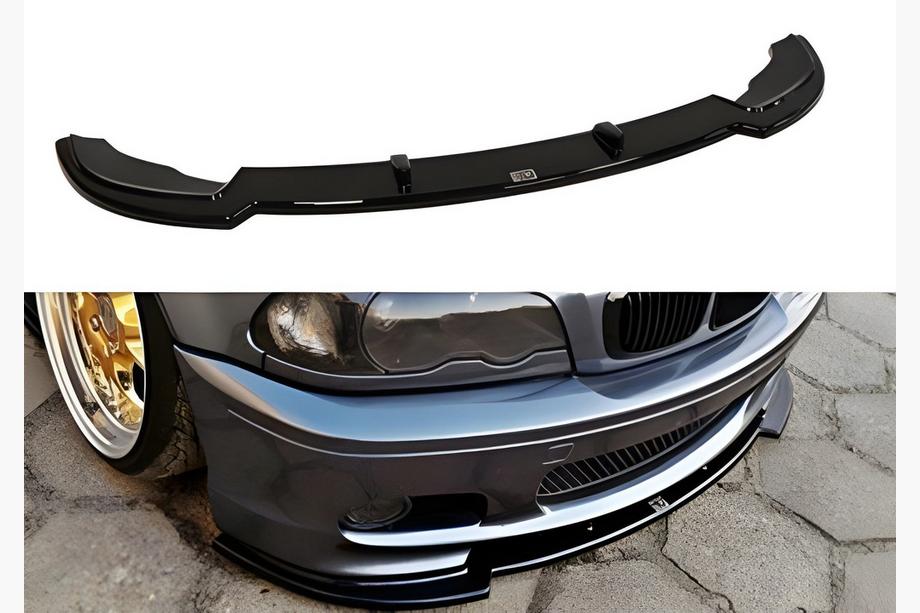 BMW 3 Series E46 1998-2006 Front Lip DPT V-1 (For M Sport, Gloss Black) Photo 10