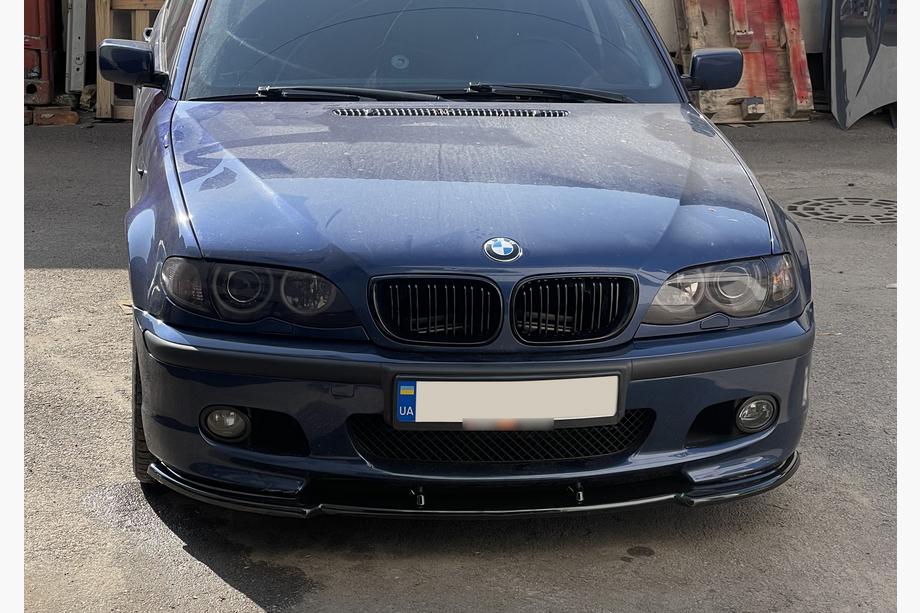 BMW 3 Series E46 1998-2006 Front Lip DPT V-1 (For M Sport, Gloss Black) Photo 7