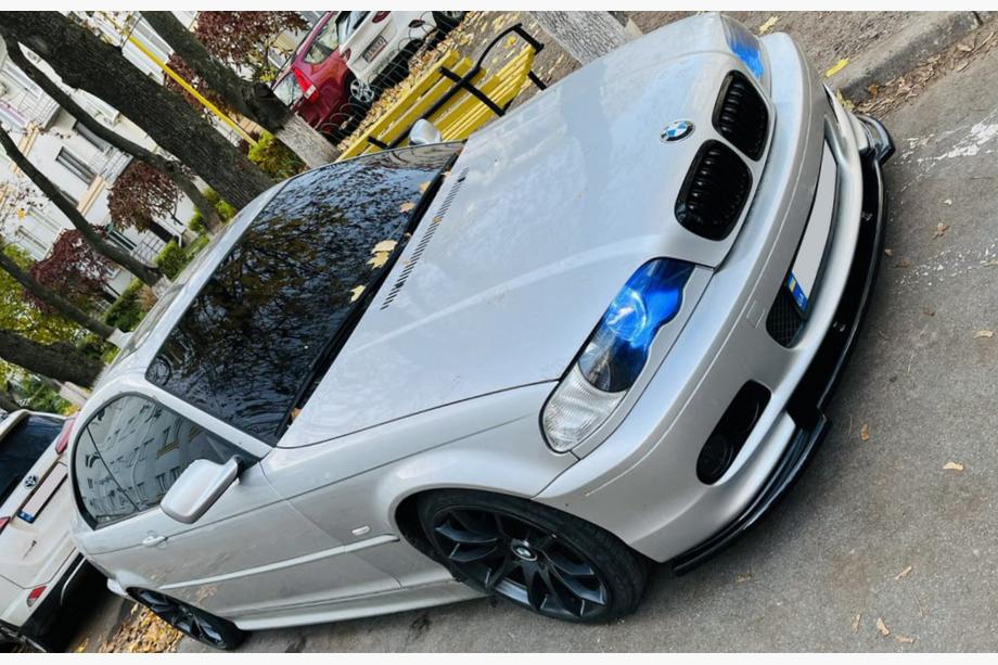 BMW 3 Series E46 1998-2006 Front Lip DPT V-1 (For M Sport, Gloss Black) Photo 9
