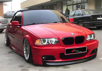 BMW 3 Series E46 1998-2006 Front Lip DPT V-2 (For M Sport, Gloss Black) photo 2