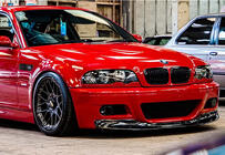 BMW 3 Series E46 1998-2006 Front Lip Spoiler DPT (for M3, Gloss Black) photo 1