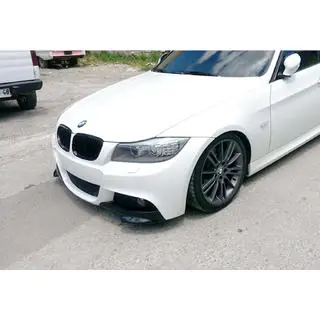 Front Flap Extensions DPT (for E90 M-Sport 2008-2011, Gloss Black, 2 pcs)