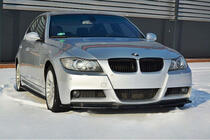 BMW 3 Series E90/E91 2005-2011 Front Lip DPT (for E90 M-Sport 2005-2008, Gloss Black) photo 3