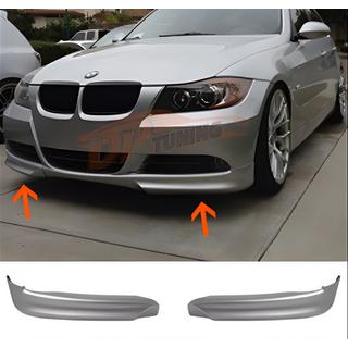 Front Flap Lip DPT (for E90 Base 2005-2008, Gloss Black, 2 pcs) photo 1