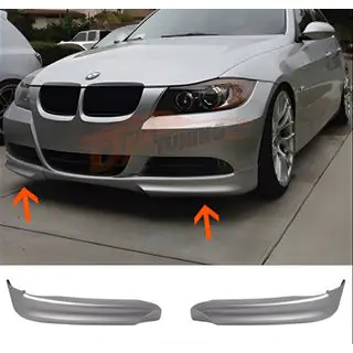 Front Flap Lip DPT (for E90 Base 2005-2008, Gloss Black, 2 pcs)