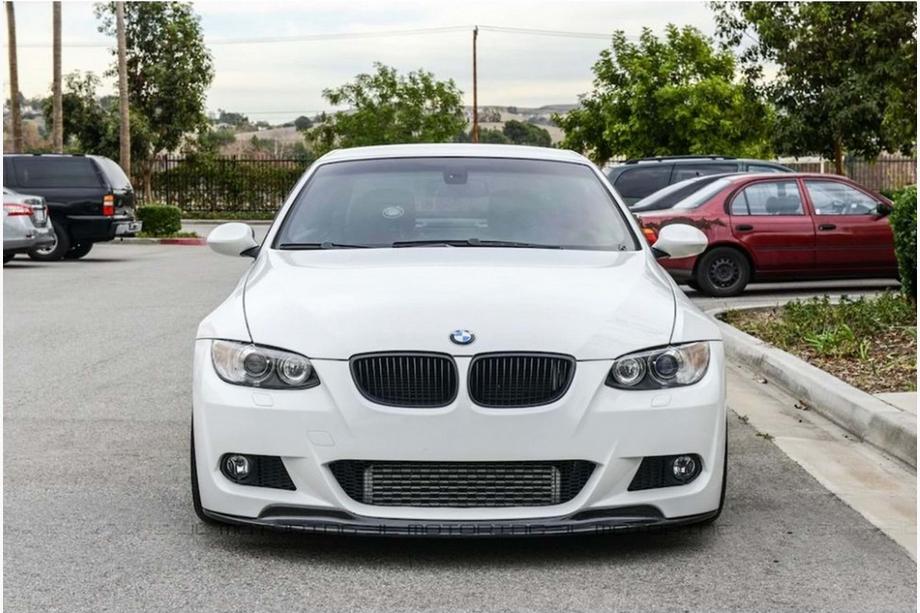 BMW 3 Series E92/E93 2006–2013 Front Lip CSL-Style DPT (for M-Sport 2006-2010, Gloss Black) Photo 2