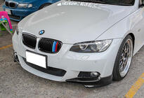 BMW 3 Series E92/E93 2006–2013 Front Lip Spoiler DPT (for M-Sport 2006-2010, Gloss Black) photo 1