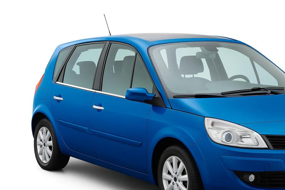 Renault Scenic 1998-2003 Exterior Window Trim Stainless Steel (4 pcs) Image
