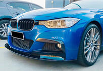BMW 3 Series F30/F31 2012-2019 Front Lip Spoiler DPT (for M Performance, Gloss Black) photo 3