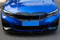 BMW 3 Series G20/G21 2018- Front Lip DPT V-2 (For M Technic, Gloss Black) photo 2