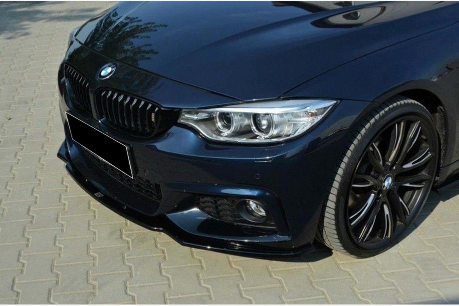 BMW 4 Series F32/F33/F36 2012-2020 Front Lip DPT V-2 (for M-Sport, Gloss Black) Image