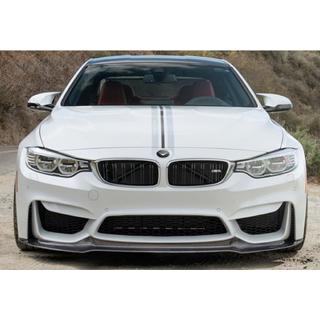 Front Lip DPT V-4 (For M4, Gloss Black) BMW 4 Series F32/F33/F36 2012-2020 photo 2