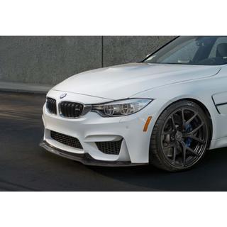 Front Lip DPT V-4 (For M4, Gloss Black) BMW 4 Series F32/F33/F36 2012-2020 photo 1
