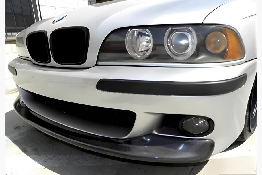 BMW 5 Series E39 1996-2003 Front Lip CSL Style DPT (For M5, Gloss Black) Image