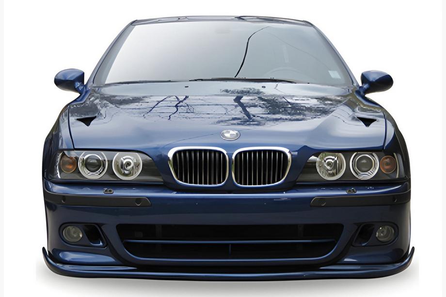 BMW 5 Series E39 1996-2003 Front Lip Spoiler DPT (for Hamann, Gloss Black) Photo 1