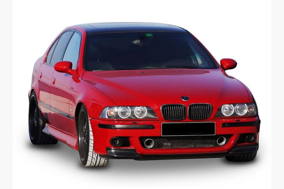 BMW 5 Series E39 1996-2003 Front Lip Spoiler DPT (for M5, Gloss Black) Image