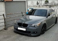 BMW 5 Series E60/E61 2003-2010 Front Lip DPT (for M Sport/M Technic Hamann Gloss Black) photo 1