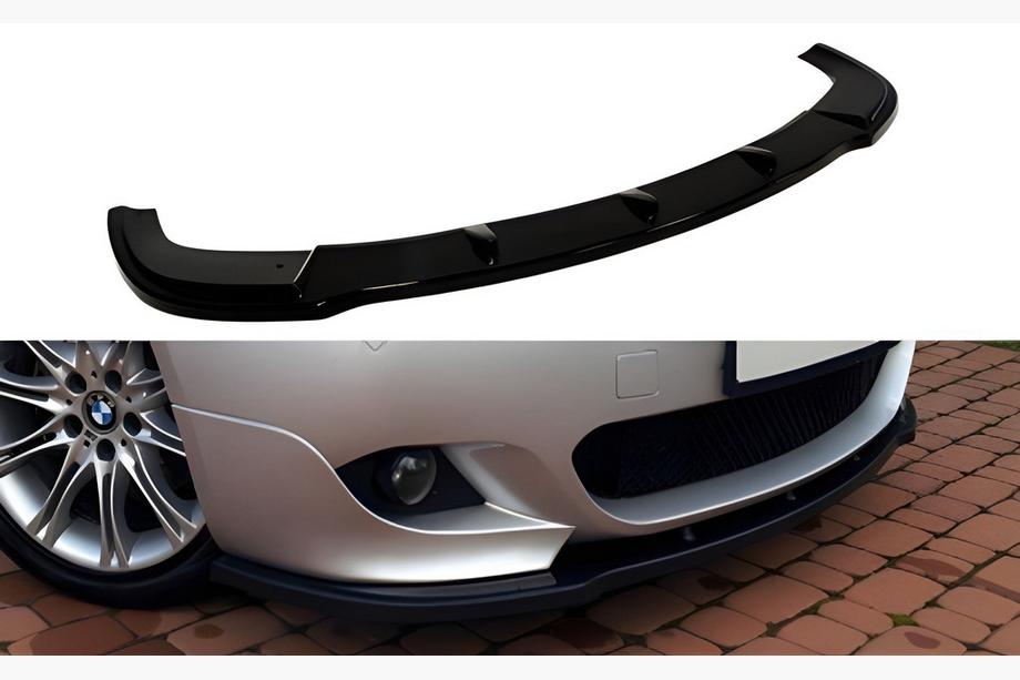 BMW 5 Series E60/E61 2003-2010 Front Lip DPT (for M Technic Max Hamann Gloss Black) Photo 1