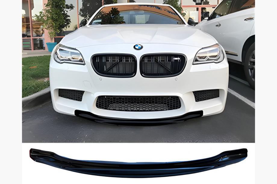 BMW 5 Series F10/F11 2010–2016 Front Lip DPT V1 (For M5, Gloss Black) Image