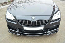 BMW 6 Series F12/F13/F06 2011-2018 Front Lip Spoiler DPT (for M Performance, Gloss Black) photo 2
