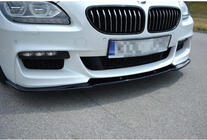 BMW 6 Series F12/F13/F06 2011-2018 Front Lip Spoiler DPT (for M Performance, Gloss Black) photo 3