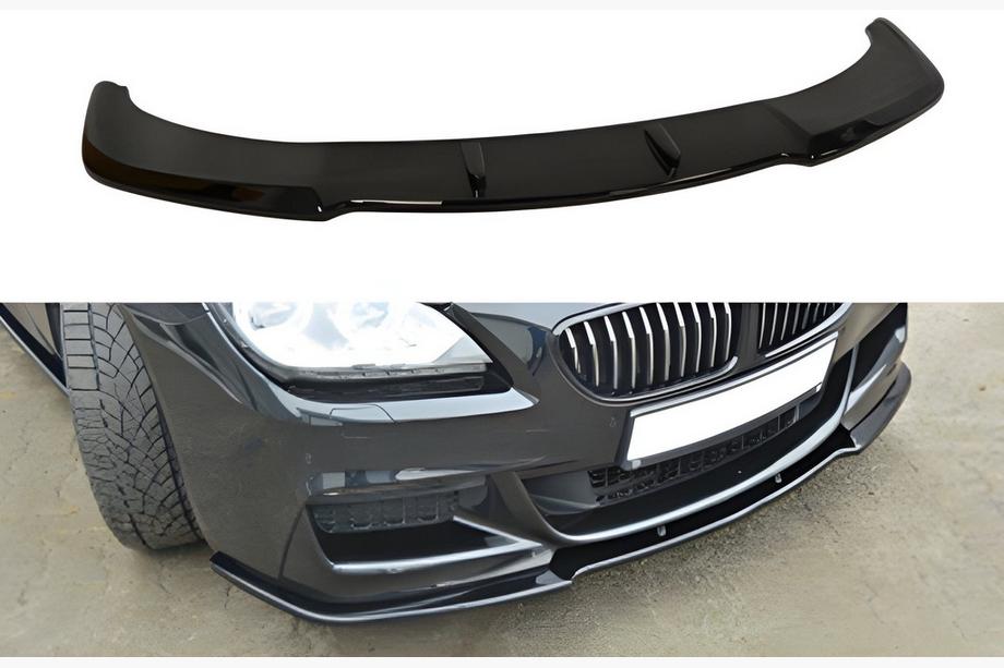 BMW 6 Series F12/F13/F06 2011-2018 Front Lip Spoiler DPT (for M Performance, Gloss Black) Image