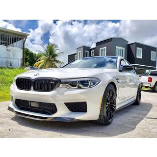 Front Lip Spoiler DPT (For M5, 2017-2020, Gloss Black) BMW 5 Series G30/G31 2017–2023 photo 4