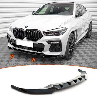 Front Lip Spoiler DPT V-1 (For M, Gloss Black) BMW X6 G06 2019–2027 photo 2
