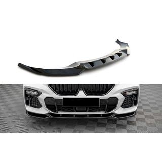 Front Lip Spoiler DPT V-1 (For M, Gloss Black) BMW X6 G06 2019–2027 photo 1