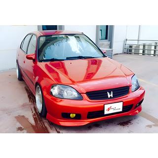 Front Lip DPT V-2 (Gloss Black) Honda Civic 1995-2001 photo 2