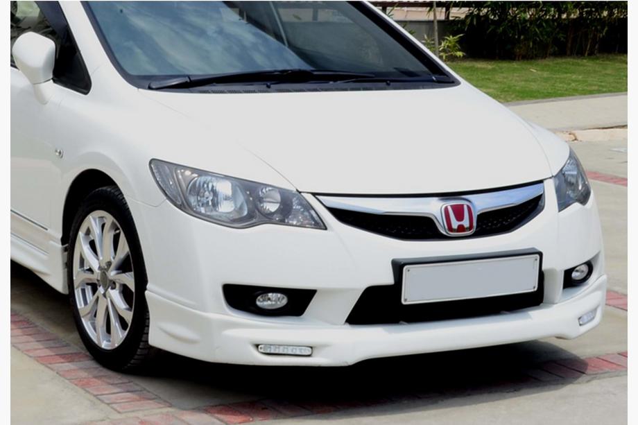 Honda Civic Sedan VIII 2006-2011 Front lip DPT (2009-2011, primed) Image