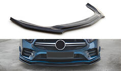 Mercedes A-class W177 2018- Front Lip DPT V-2 (Gloss Black) photo 1