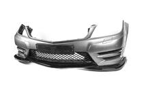 Mercedes C-class W204 2007-2015 Front Bumper Lip DPT V2 (2011-2015, Gloss Black) photo 10