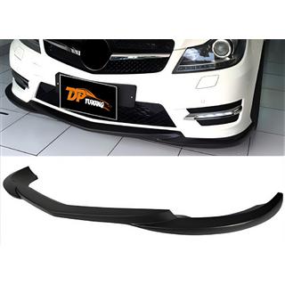Front Bumper Lip DPT V2 (2011-2015, Gloss Black) Mercedes C-class W204 2007-2015 photo 1