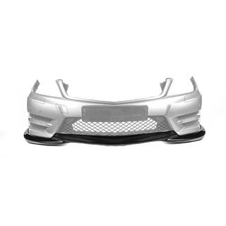 Front Bumper Lip DPT V2 (2011-2015, Gloss Black) Mercedes C-class W204 2007-2015 photo 2