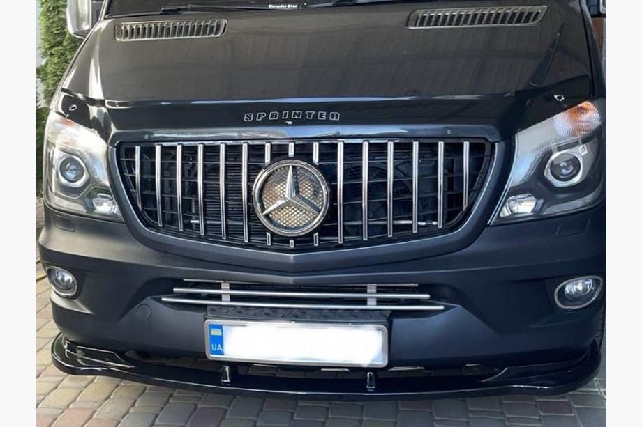 Mercedes Sprinter W906 2006–2018 Front Lip Spoiler DPT (Gloss Black) Photo 10