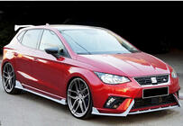 Seat Ibiza 2010-2017 Front Lip DPT V-2 (Gloss Black) photo 2