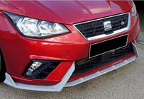 Seat Ibiza 2010-2017 Front Lip DPT V-2 (Gloss Black) photo 1
