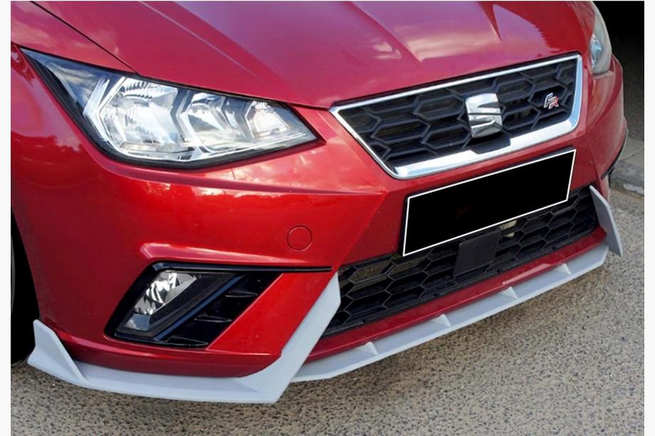Seat Ibiza 2010-2017 Front Lip DPT V-2 (Gloss Black) Image