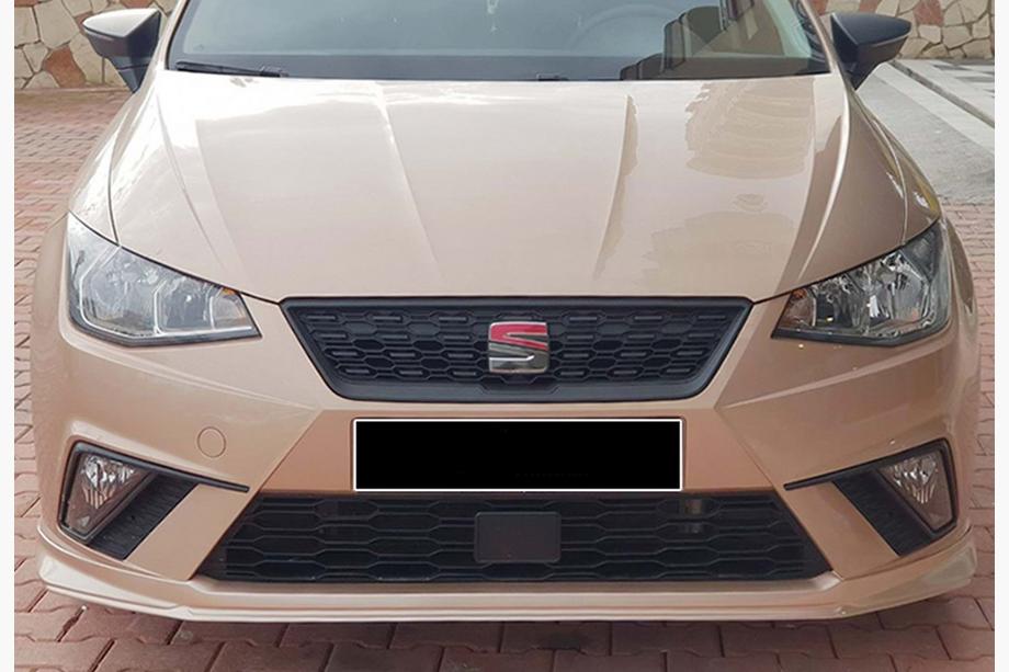 Seat Ibiza 2010-2017 Front Lip DPT V-3 (Gloss Black) Image