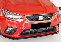 Seat Ibiza 2010-2017 Front Lip DPT V-4 (Gloss Black) photo 3