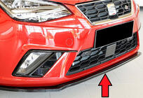 Seat Ibiza 2010-2017 Front Lip DPT V-4 (Gloss Black) photo 4