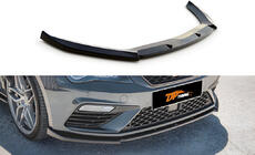 Seat Leon 2013-2020 Front Lip Spoiler DPT (2017-2020, Gloss Black) photo 1