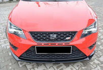 Seat Leon 2013-2020 Front Lip Spoiler DPT (Cupra, 2013-2016, Gloss Black) photo 3