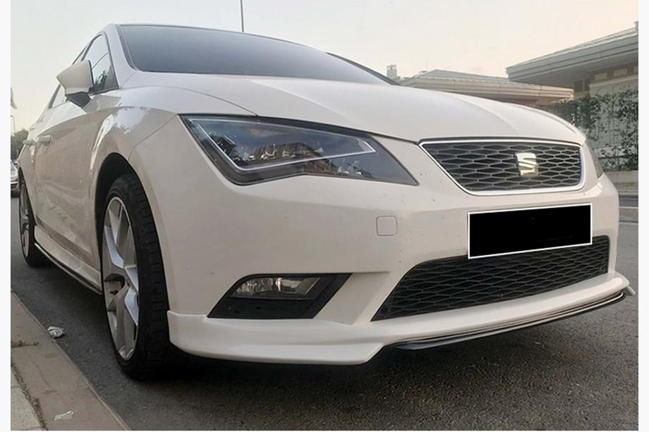 Seat Leon 2013-2020 Front lip DPT V-1 (2013-2016, primed for painting) Image
