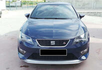 Seat Leon 2013-2020 Front Lip DPT V-2 (2013-2016, Gloss Black) photo 1
