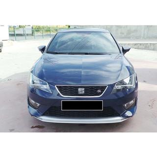 Front Lip DPT V-2 (2013-2016, Gloss Black) Seat Leon 2013-2020 photo 1
