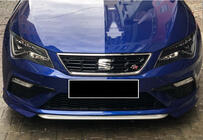 Seat Leon 2013-2020 Front Lip DPT V-1 (2017-2020, Gloss Black) photo 2